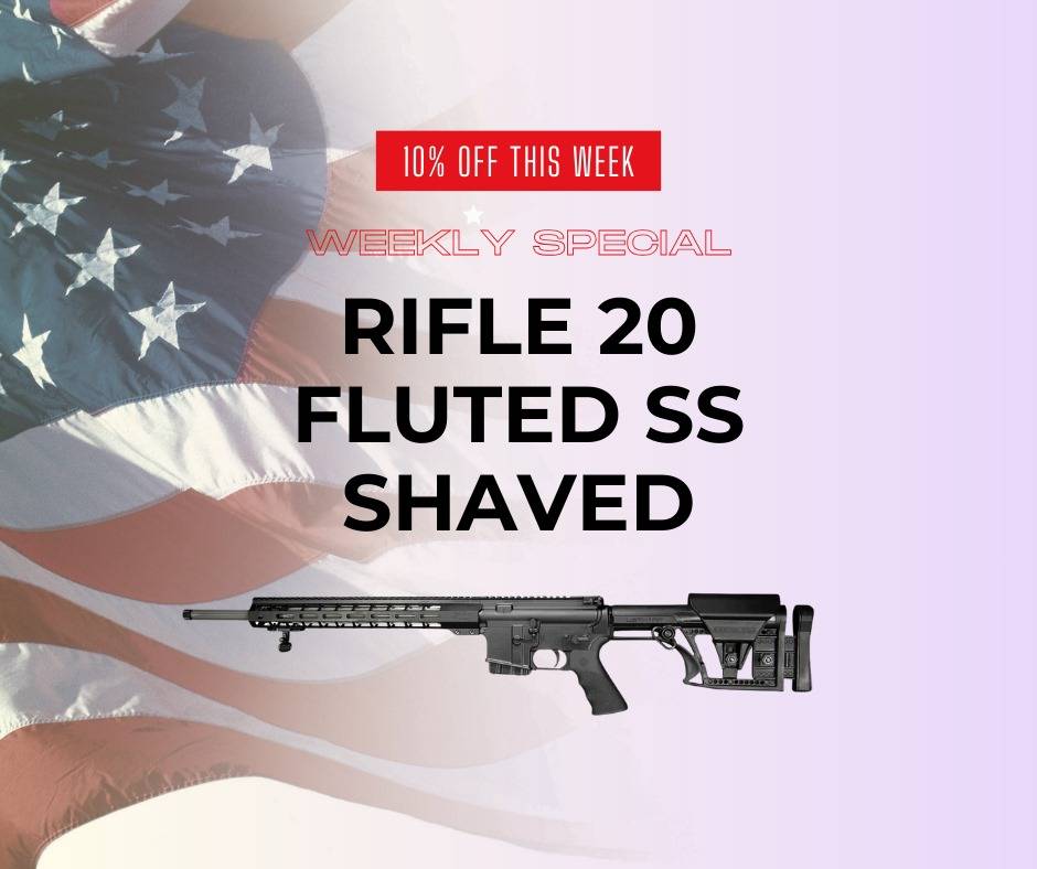 rifle 20 fluted ss shaved